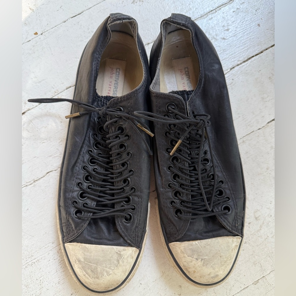 Converse X John Varvatos Men's Black Canvas Sneakers